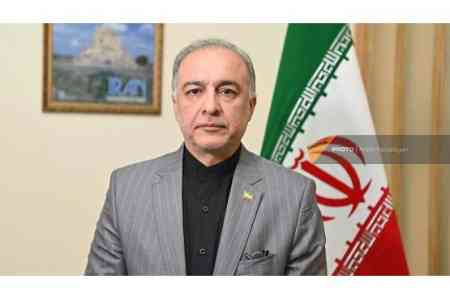 Iranian Ambassador thanks Armenia for its stance on  Israeli  aggression