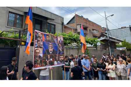 Armenian community in Georgia holds rally in support of AAC
